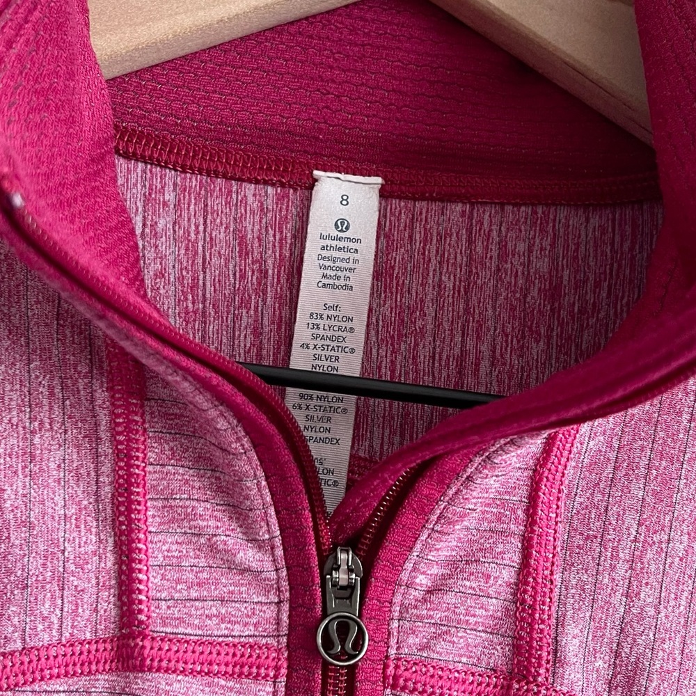 Lululemon Athletica Raspberry Athletic Pullover - Picture 6 of 7